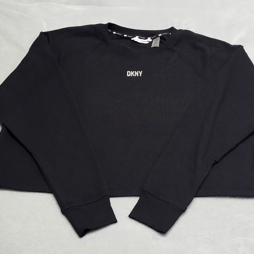 NWT DKNY Crop Sweatshirt Top
